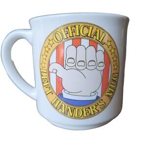 Vintage 80s Official Left Hander's Mug